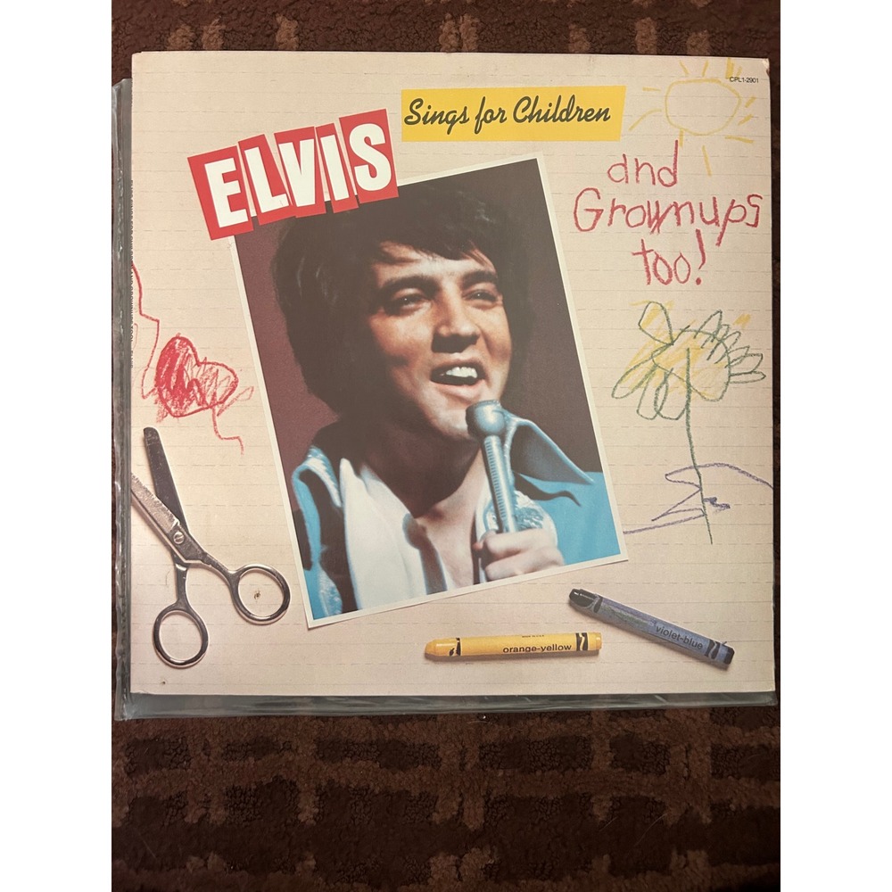 Elvis Presley Sings for Children and Grownups Too Vinyl LP RCA CPL1-2901 1978